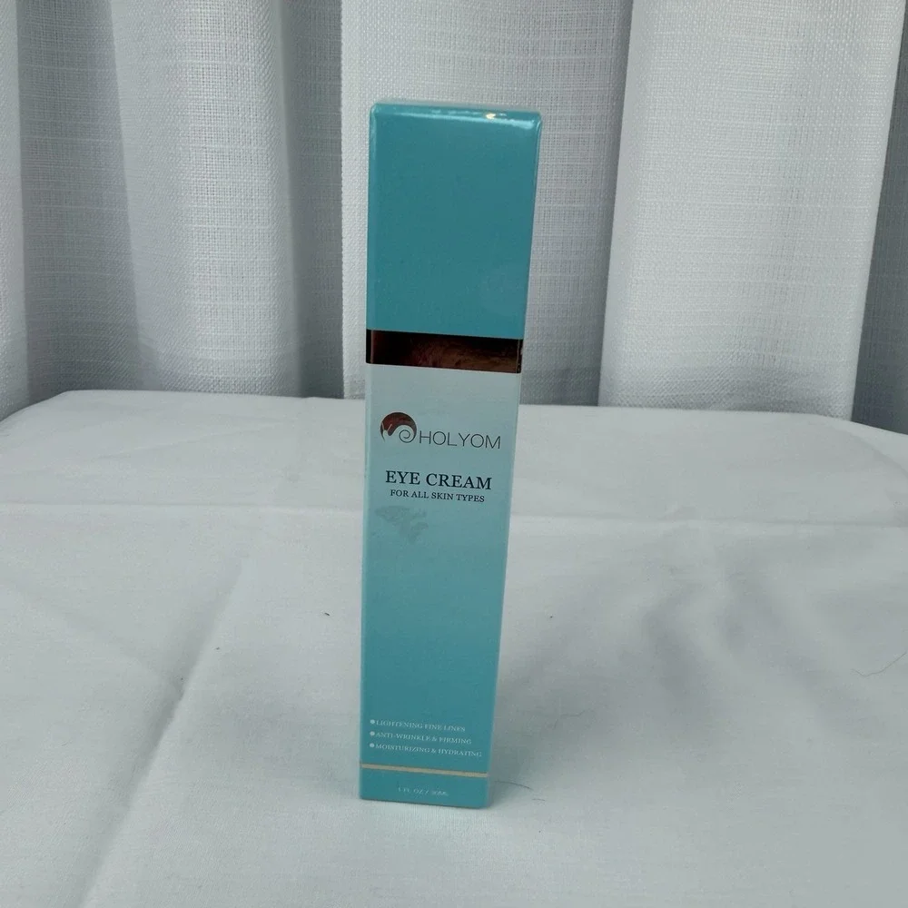 NEW Holyom Eye Cream 1oz Exp 2028 For All Skin Types Anti Wrinkle Firming Moist